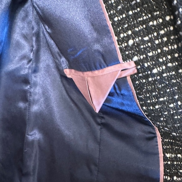 J.Crew Tweed Lurex Lady Coat with Braided Trim- Metallic Size 0 - Picture 7 of 7